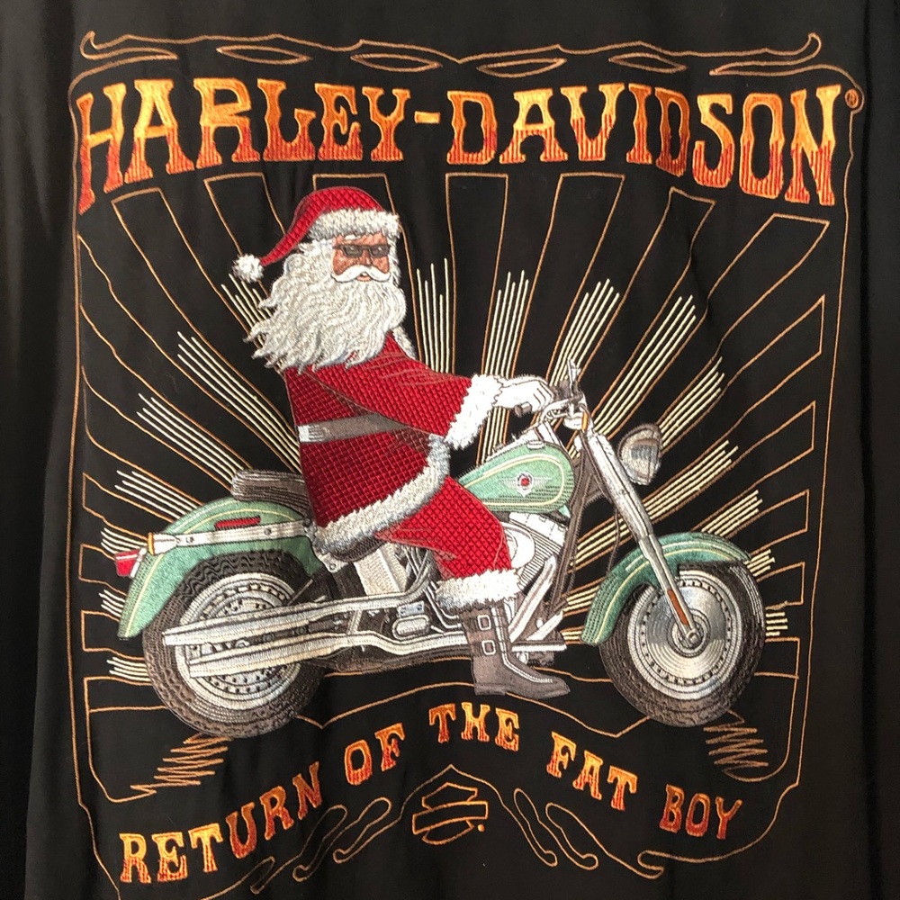 Harley Davidson Christmas shirt